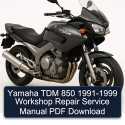 1991-1999 Yamaha TDM Models 850 Service Repair Workshop Manual PDF