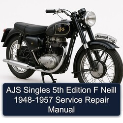 1957 Ajs Singles 5TH Edition F Neill 1948 Service Repair Workshop Manual PDF