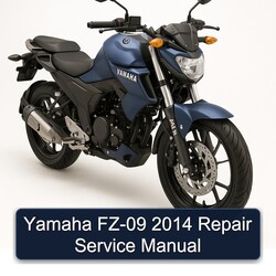 Yamaha FZ-09 2014 Repair Service Manual 
