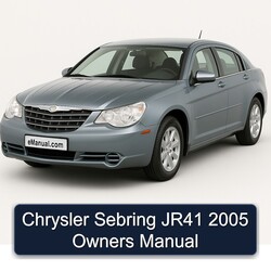 2005 Chrysler Sebring JR41 Owners Owner's Manual PDF