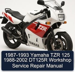 1987-2002 Yamaha TZR Models 125 - DT125R Service Repair Workshop Manual PDF