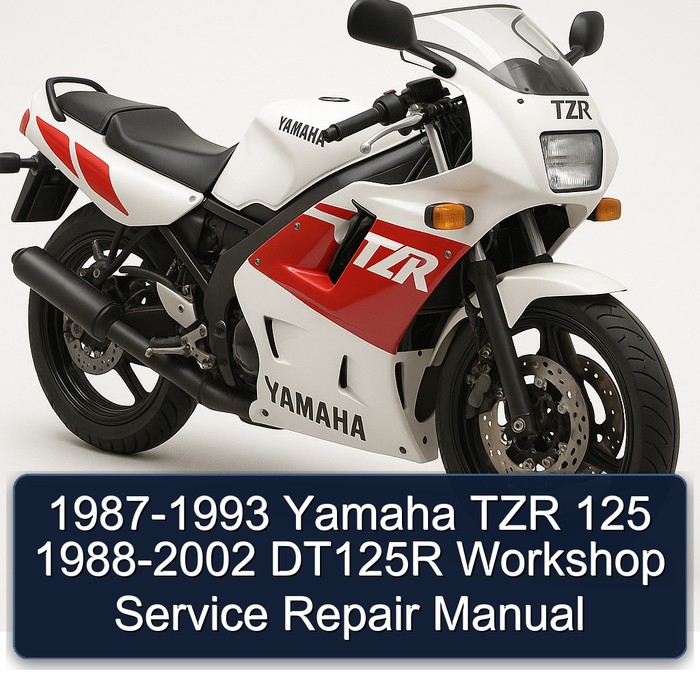 1987-2002 Yamaha TZR Models 125 - DT125R Service Repair Workshop Manual PDF