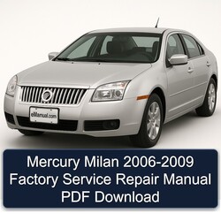 2006-2009 Mercury Milan Service Repair Workshop Manual PDF