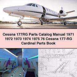 1971-1975 Cessna 177RG 76 177-RG Cardinal Parts Catalog PDF