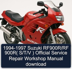 1994-1997 Suzuki RF900R /rf 900r( S/t/v ) Official Service Repair Workshop Manual PDF