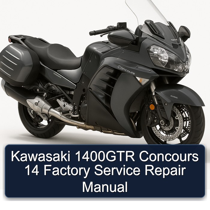 Kawasaki Concours Models 1400GTR 14 Service Repair Workshop Manual PDF