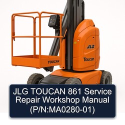 JLG Toucan 861 (p/n:ma0280-01) Service Repair Workshop Manual PDF
