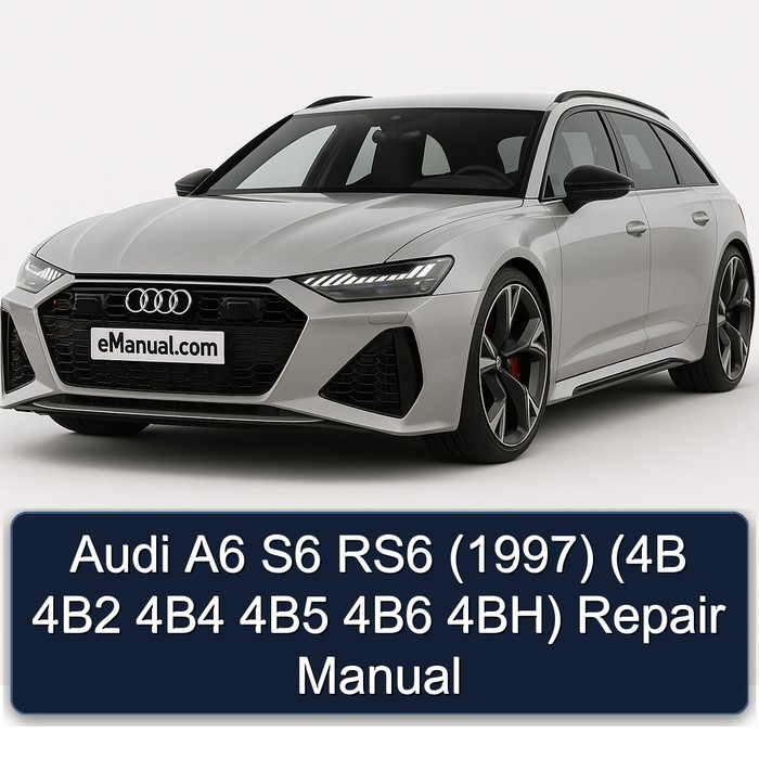 1997 Audi RS6 A6 S6 (4b 4b2 4b4 4b5 4b6 4bh) Service Repair Workshop Manual PDF