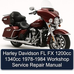 1978-1984 Harley Davidson Model 125 FL FX 1200CC 1340CC Service Repair Workshop Manual PDF