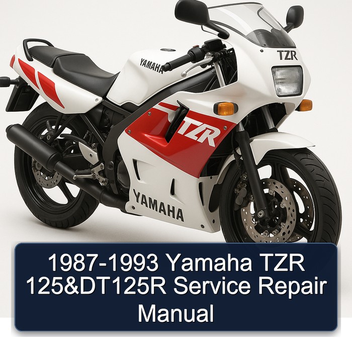 1987-1993 Yamaha TZR Models 125 DT125R Service Repair Workshop Manual PDF
