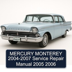 2004-2007 Mercury Monterey Service Repair Workshop Manual PDF