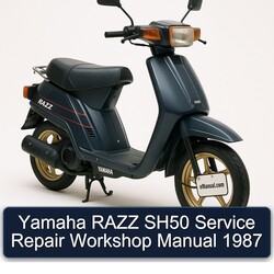 1987 Yamaha Razz SH50 Service Repair Workshop Manual PDF