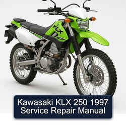 1997 Kawasaki KLX Series 250 Service Repair Workshop Manual PDF