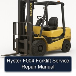 Hyster F004 Forklift Service Repair Workshop Manual PDF