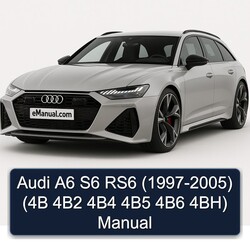 1997-2005 Audi RS6 A6 S6 ( - ) (4b 4b2 4b4 4b5 4b6 4bh) Service Repair Workshop Manual PDF