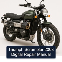 2003 Triumph Scrambler Digital Service Repair Workshop Manual PDF