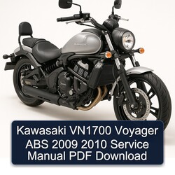 2009-2010 Kawasaki VN1700 Voyager ABS Service Repair Workshop Manual PDF
