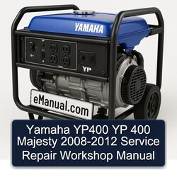 2008-2012 Yamaha YP400 Yp 400 Majesty Service Repair Workshop Manual PDF