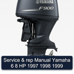  Service & rep Manual Yamaha 6 8 HP 1997 1998 1999