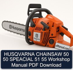 Husqvarna Chainsaw 50 Speacial 51 55 Service Repair Workshop Manual PDF