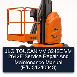 JLG Toucan VM 3242E 2642E (p/n:31210043) Service Repair Workshop Manual PDF