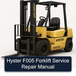 Hyster F005 Forklift Service Repair Workshop Manual PDF