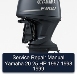  Manual de servicio y reparación Yamaha 20 25 HP 1997 1998 1999