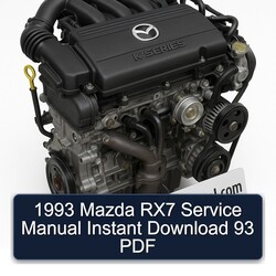 1993 Mazda B Series RX7 93 Service Repair Workshop Manual PDF