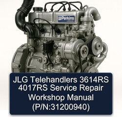 JLG Telehandlers 3614RS 4017RS (p/n:31200940) Service Repair Workshop Manual PDF