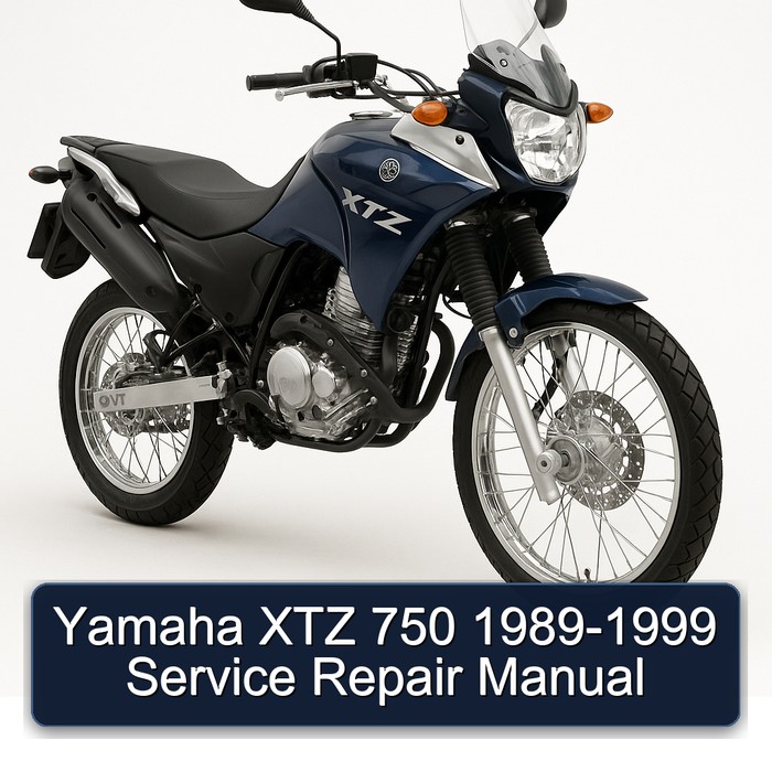 1989-1999 Yamaha XTZ Models 750 Service Repair Workshop Manual PDF