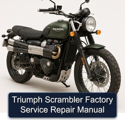 Triumph Scrambler Service Repair Workshop Manual PDF