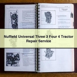 Nuffield Universal Three 3 Four 4 Tractor Service Repair Workshop Manual PDF