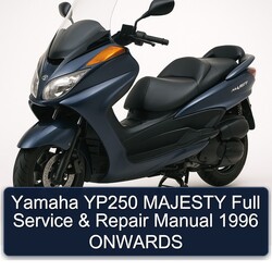 1996 Yamaha Majesty YP250 Onwards Service Repair Workshop Manual PDF