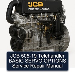 JCB 505-19 Telehandler Basic Servo Options Service Repair Workshop Manual PDF