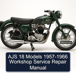 1957-1966 Ajs 18 Models Service Repair Workshop Manual PDF