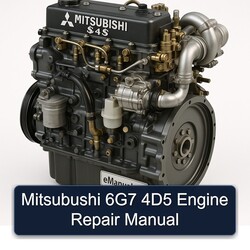 Mitsubishi S 4 Series Mitsubushi 6g7 4d5 Engine Service Repair Workshop Manual PDF