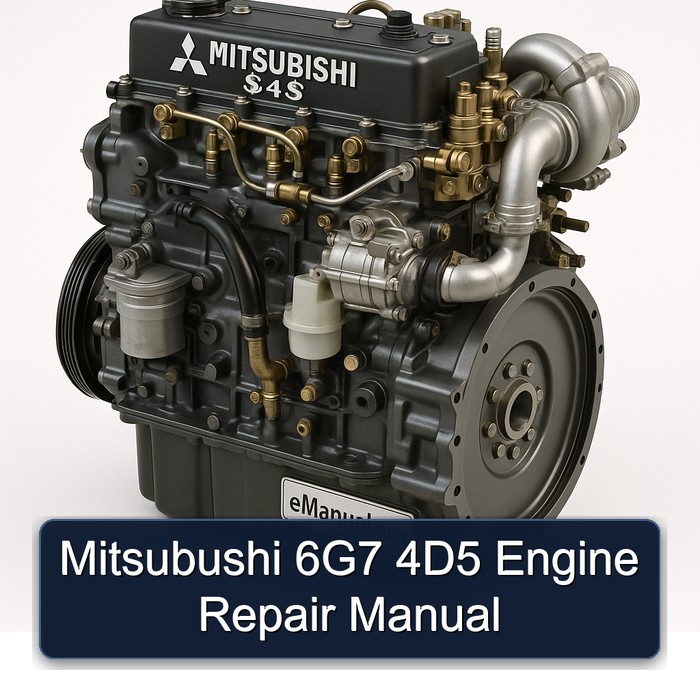 Mitsubishi S 4 Series Mitsubushi 6g7 4d5 Engine Service Repair Workshop Manual PDF
