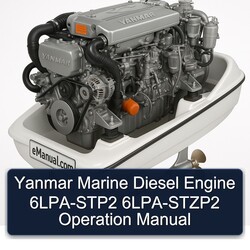 Yanmar Marine Diesel Engine 6LPA-STP2 6LPA-STZP2 Operation Service Repair Workshop Manual PDF