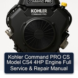 Kohler Command Pro Models CS Model CS4 4HP Engine Service Repair Workshop Manual PDF