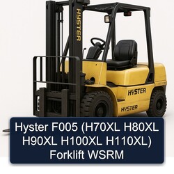 Hyster F005 (H70XL H80XL H90XL H100XL H110XL) Forklift WSRM
