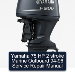 1994-1996 Yamaha 75 HP 2 Stroke Marine Outboard Service Repair Workshop Manual PDF