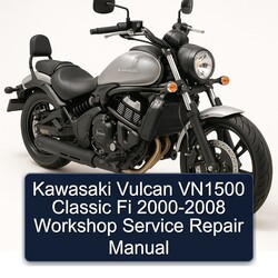 2000-2008 Kawasaki Vulcan VN1500 Classic Fi Service Repair Workshop Manual PDF