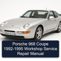 1992-1995 Porsche 968 Coupe Service Repair Workshop Manual PDF