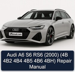 2000 Audi RS6 A6 S6 (4b 4b2 4b4 4b5 4b6 4bh) Service Repair Workshop Manual PDF
