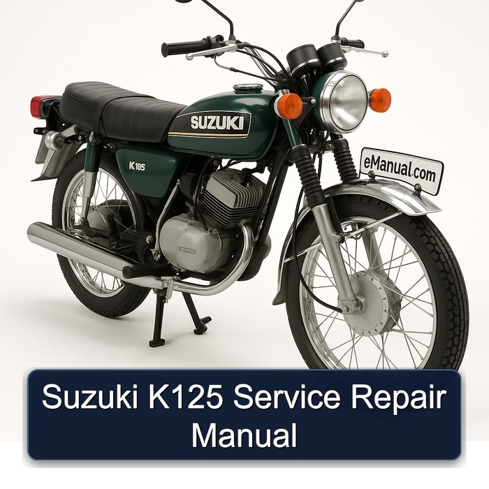 Suzuki K125 Service Repair Workshop Manual PDF
