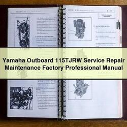 Yamaha Outboard 115TJRW Service Repair Workshop Manual PDF