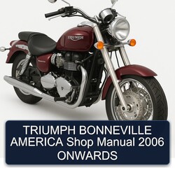 2006 Triumph Bonneville America Shop Onwards Service Repair Workshop Manual PDF