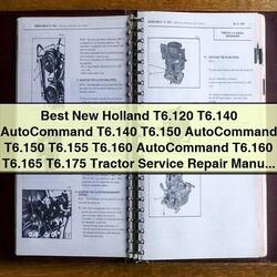 New Holland T6 Series Tractor Service Repair Workshop Manual PDF