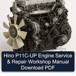 Hino P11C UP P11C-UP Engine Service Repair Workshop Manual PDF