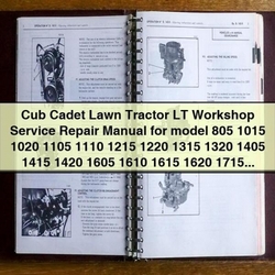 Cub Cadet Lawn Tractor LT Models 805-1720 Service Repair Workshop Manual PDF